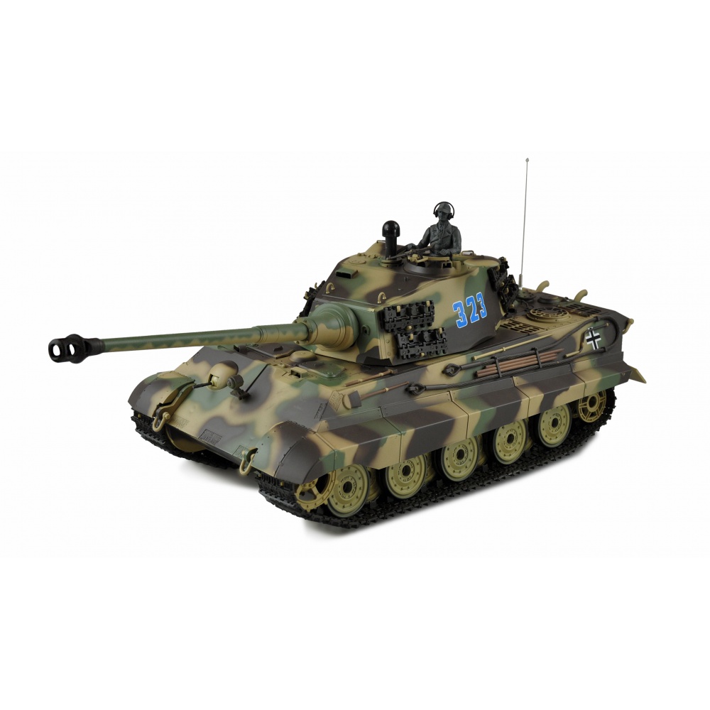 RC Tank Amewi King Tiger Henschel Turret, 1:16, 2.4 GHz, zvuk, dym, RTR