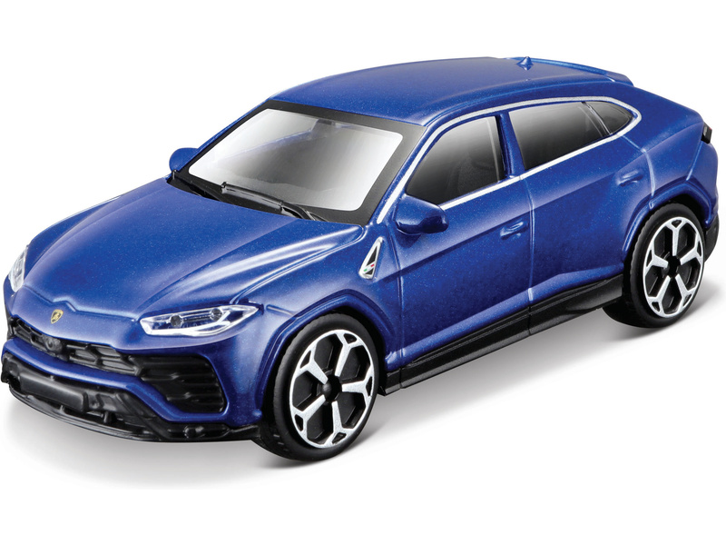 Fém modellautó Bburago Lamborghini Urus 1:43 kék metál