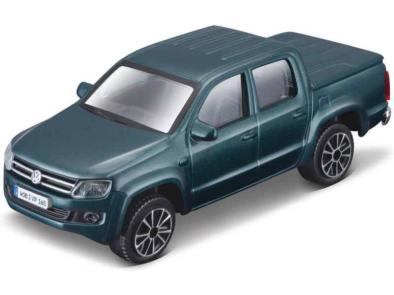 Fém modellautó Bburago Volkswagen Amarok 1:43 zöld metál