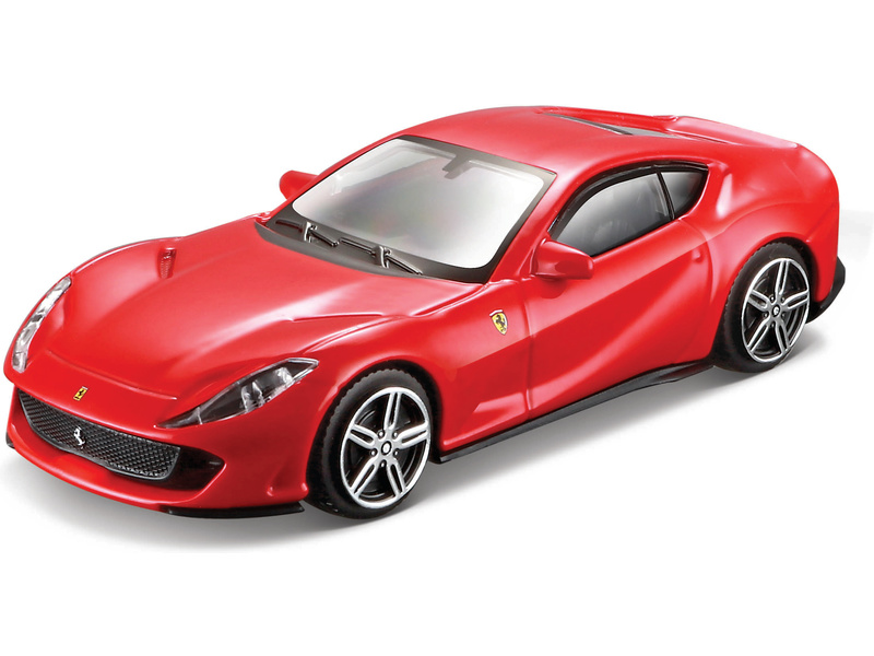 Fém modellautó Bburago Ferrari 812 Superfast 1:43 piros