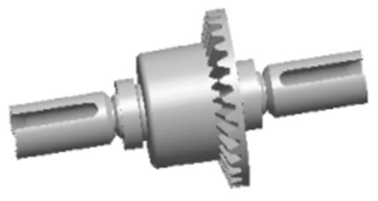 WL Toys: Első tengely fém differenciálmű 12428-1148