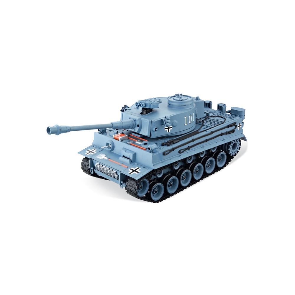 GERMAN TIGER BB 1:16, LED, hangmodul, 100% RTR (kisebb konstrukciós sérülések)
