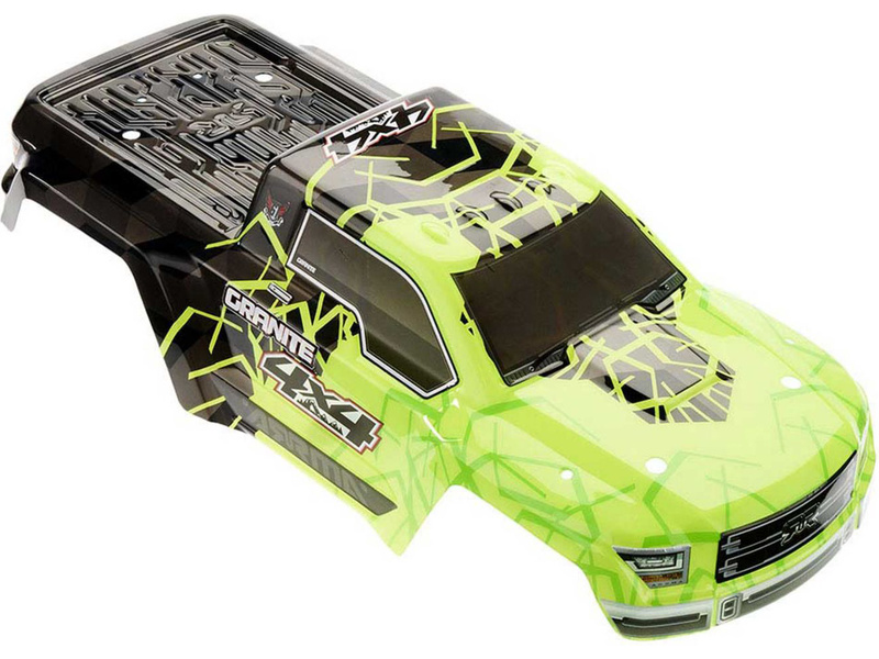 Arrma karosszéria zöld: Gránit 4X4 Mega