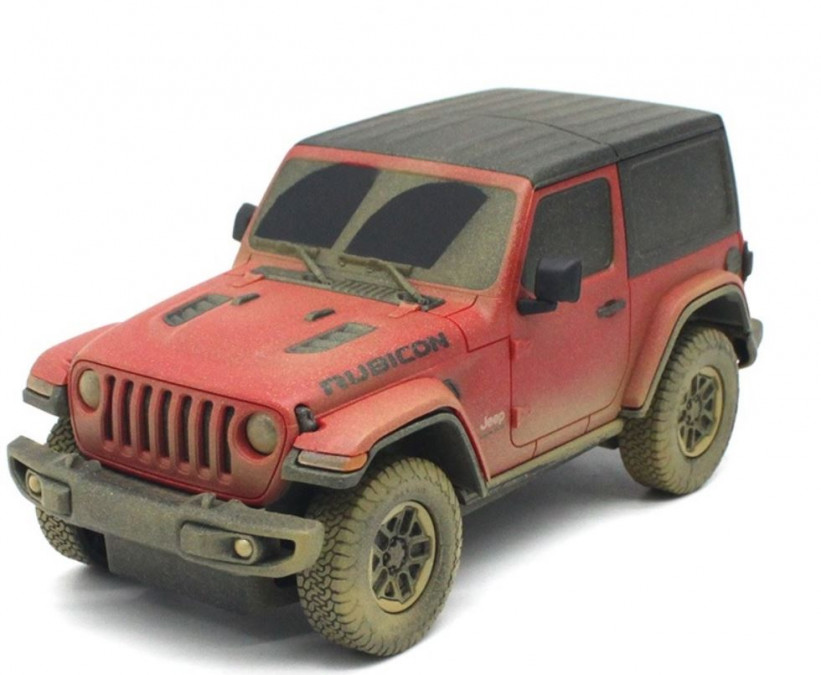 Rastar: JEEP Wrangler Rubicon 1:24 RTR (AA elemmel működő) - piros