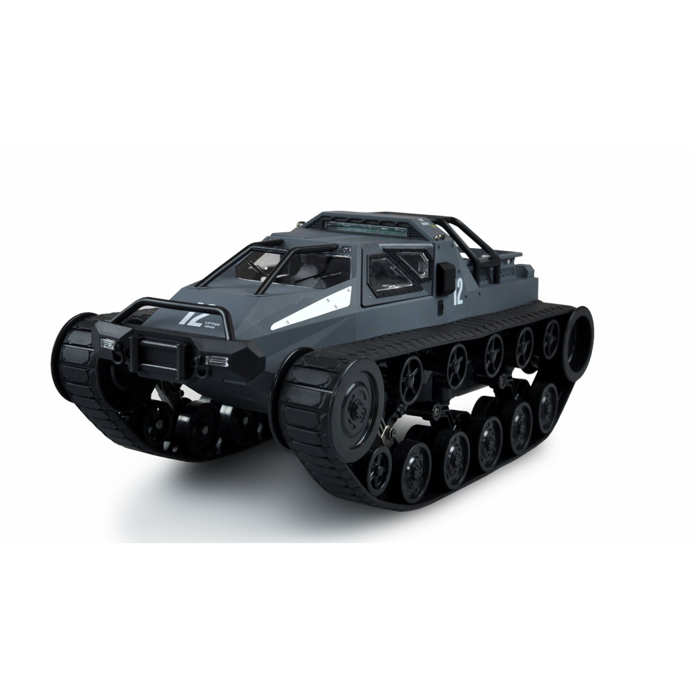 KATONAI RENDŐRSÉG lánctalpas jármű 1:12, 2,4 GHz, RTR, szürke