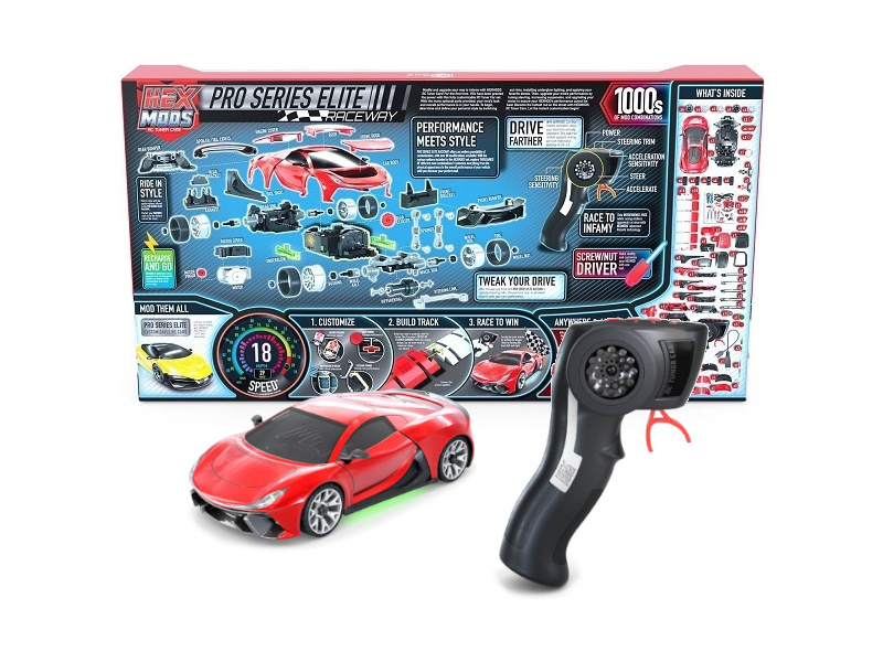 HEXBUG: RC autó HEXMODS Pro Series Elite - piros készlet
