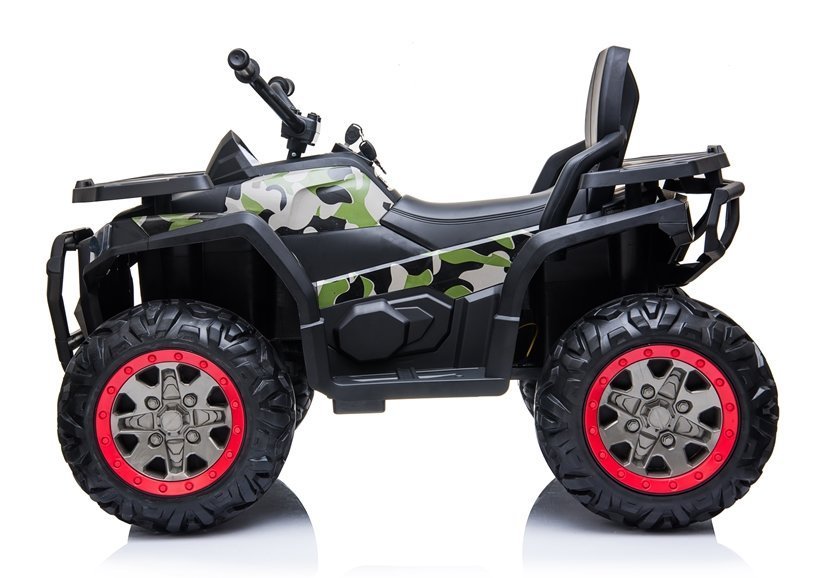 Nagy négykerekű 4x4 QUAD távirányítóval, LED, EVA kerekek Szín: zöld