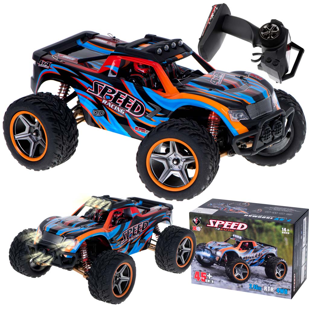WL TOYS WLTOYS: RC távirányitós versenyautó 4WD 2.4GHZ 1:10 45KM/H