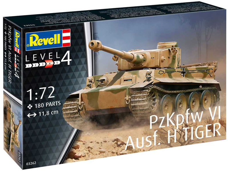 Revell: PzKpfw VI Ausf. H Tiger (1:72) Műanyag tank modell