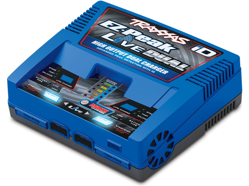Traxxas: Töltő EZ-Peak Live Dual 2x100W