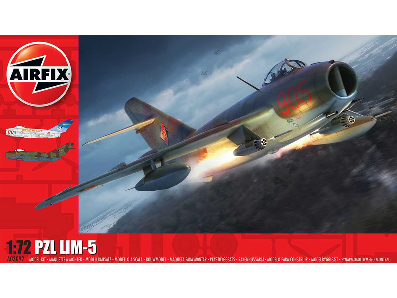 Airfix: Műanyag modell PZL Mielec Lim-5 (MiG-17) (1:7: