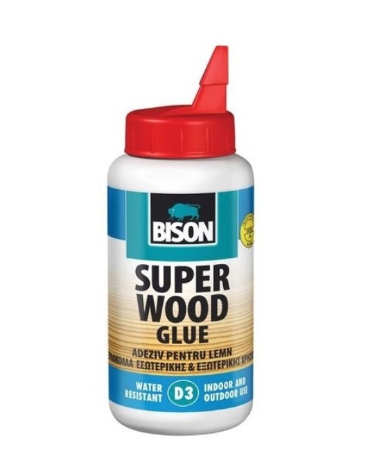 BISON SUPER WOOD D3 vízálló ragasztó 250g