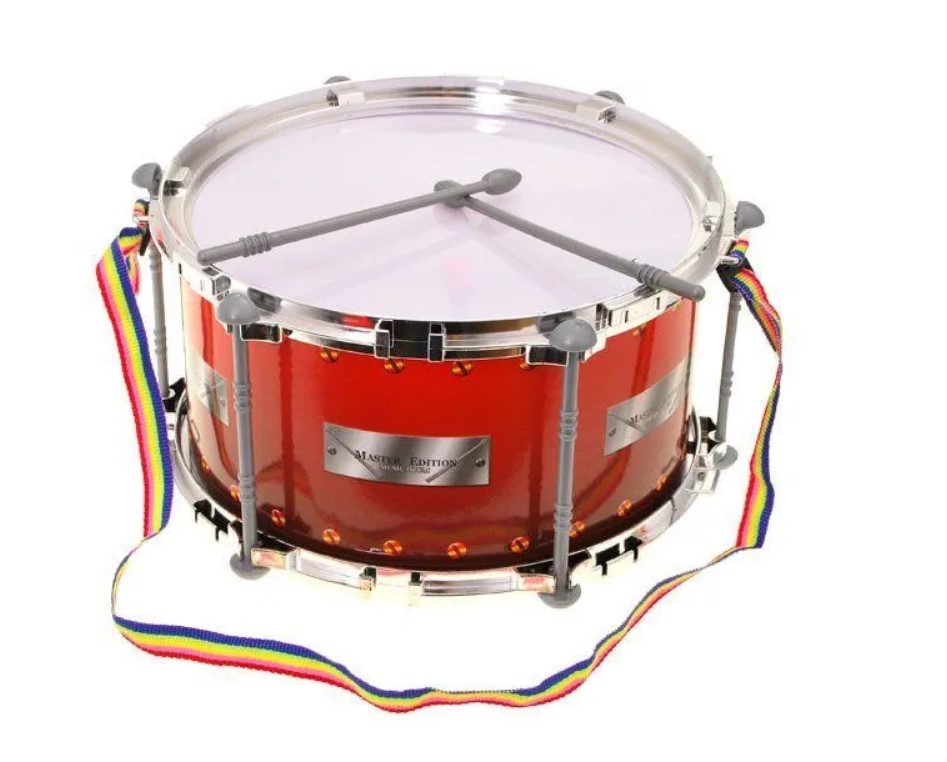 Gyermekdob dobverőkkel és hevederrel