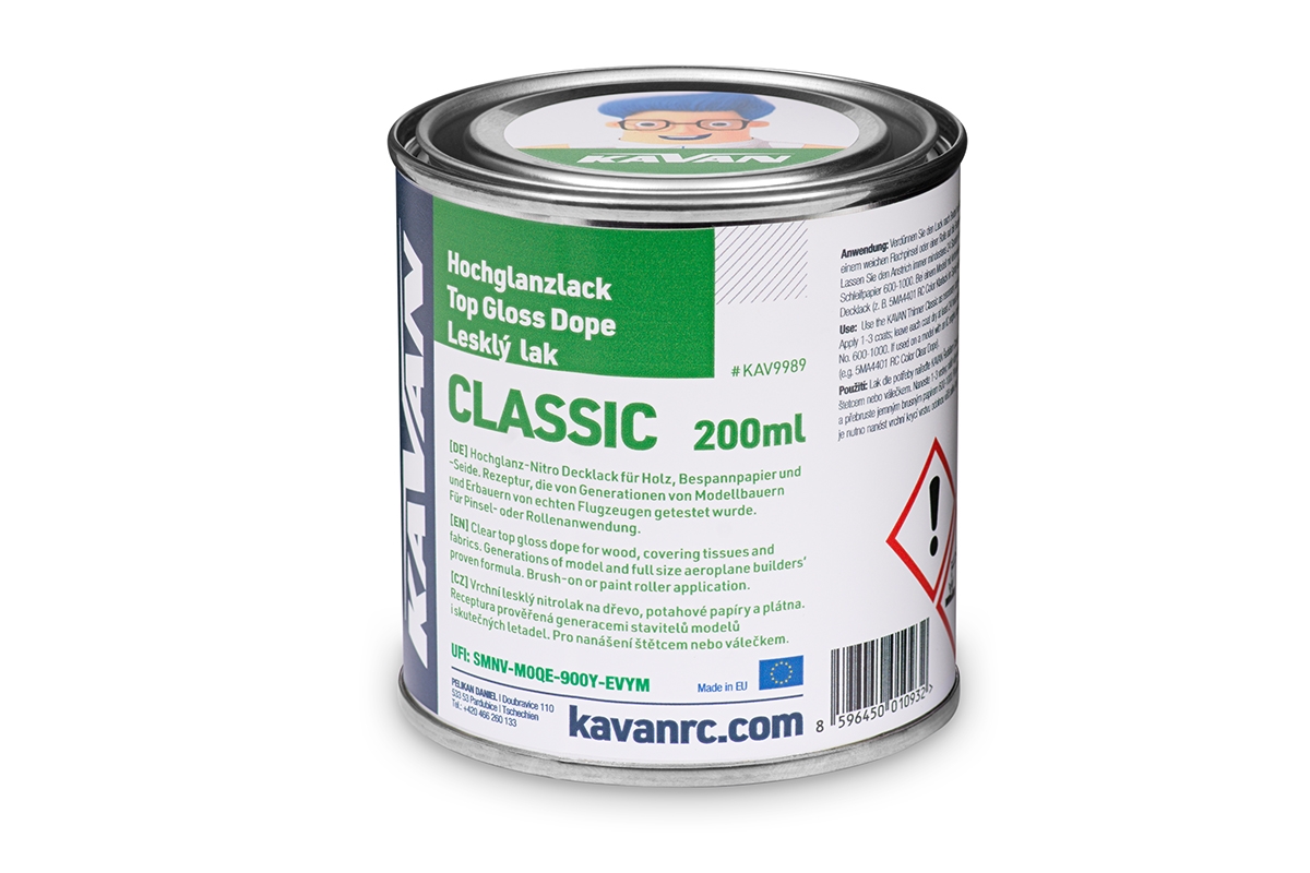 KAVAN: fényes lakk Classic 200ml