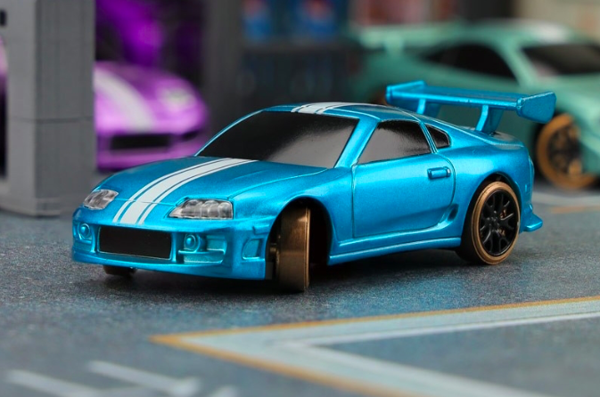TURBO RACING RC DRIFT AUTÓ 1:76 C63DRIFT RC Car RTR Szín: kék