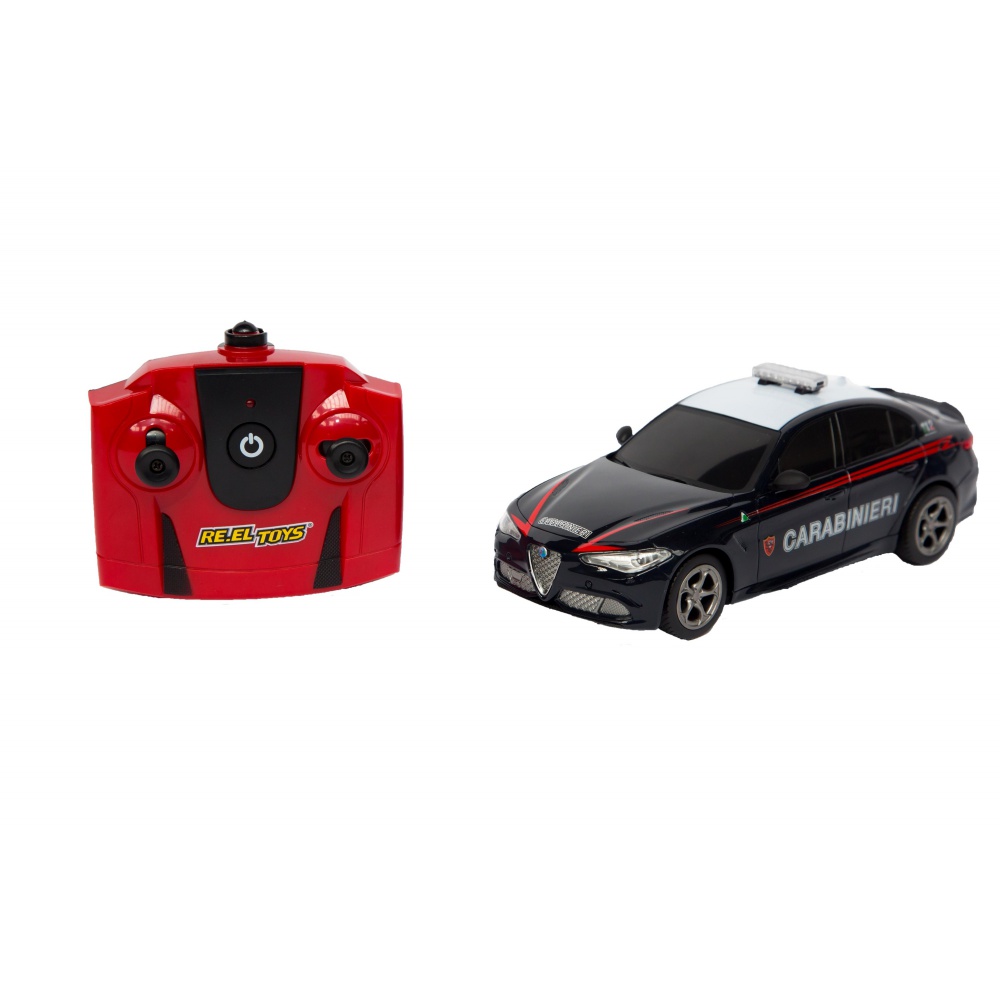 RE.EL Toys: RC autó Alfa Romeo Giulia Carabinieri 1:24