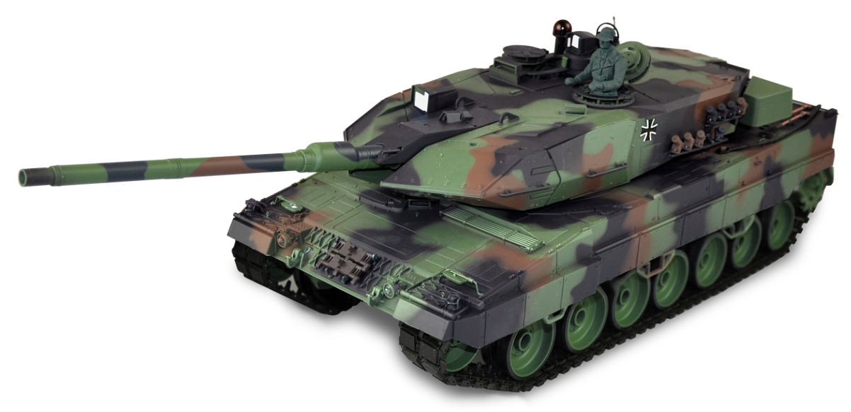 Amewi: RC Tank Leopard 2A6 RTR 1:16 IR/BB