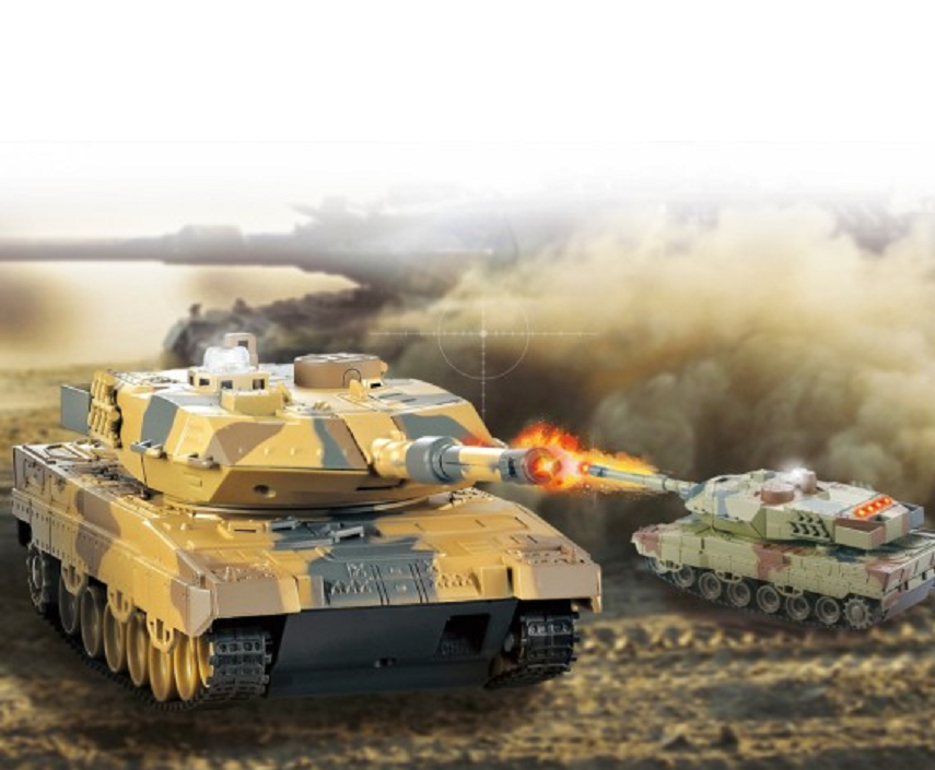 Harci tankok készlete Battle set Leopard 2,4 GHz