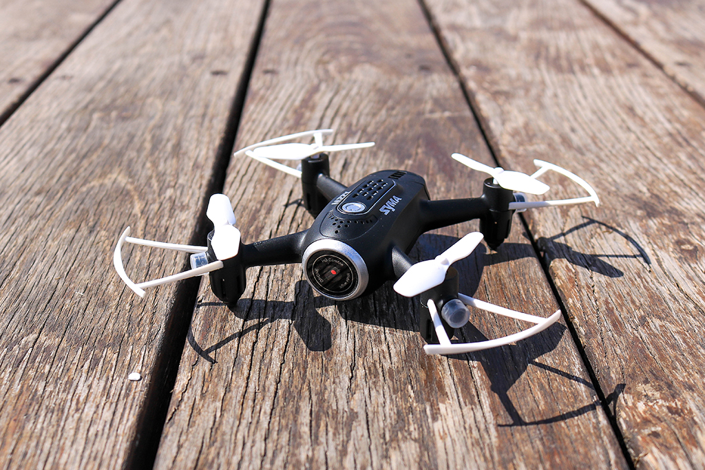 Syma X22W RC quadrokopter FEKETE 2.4GHz (FPV, automatikus start funkció, lebegés üzemmód)