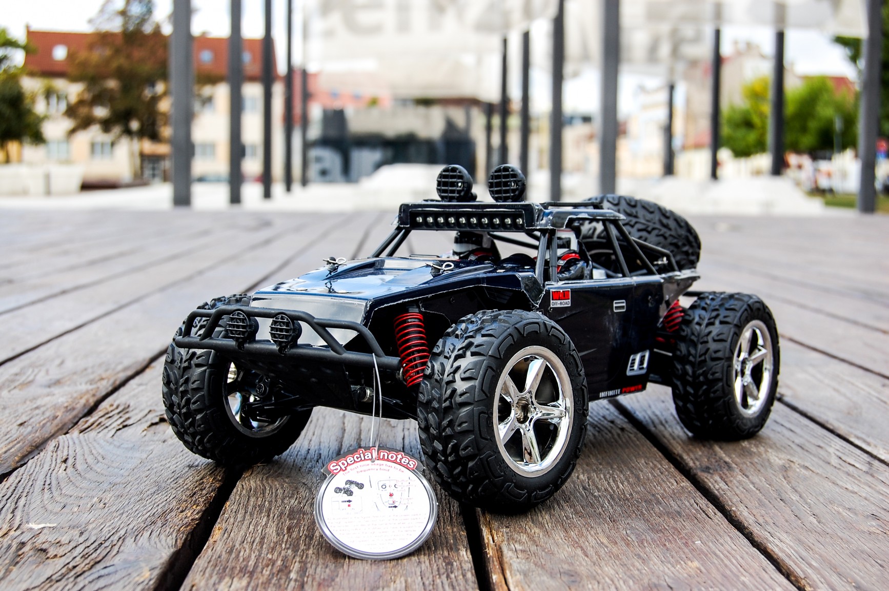 ESUN EUROPE DESERT BUGGY Subotech LED MEGVILÁGÍTÁS, FEKETE
