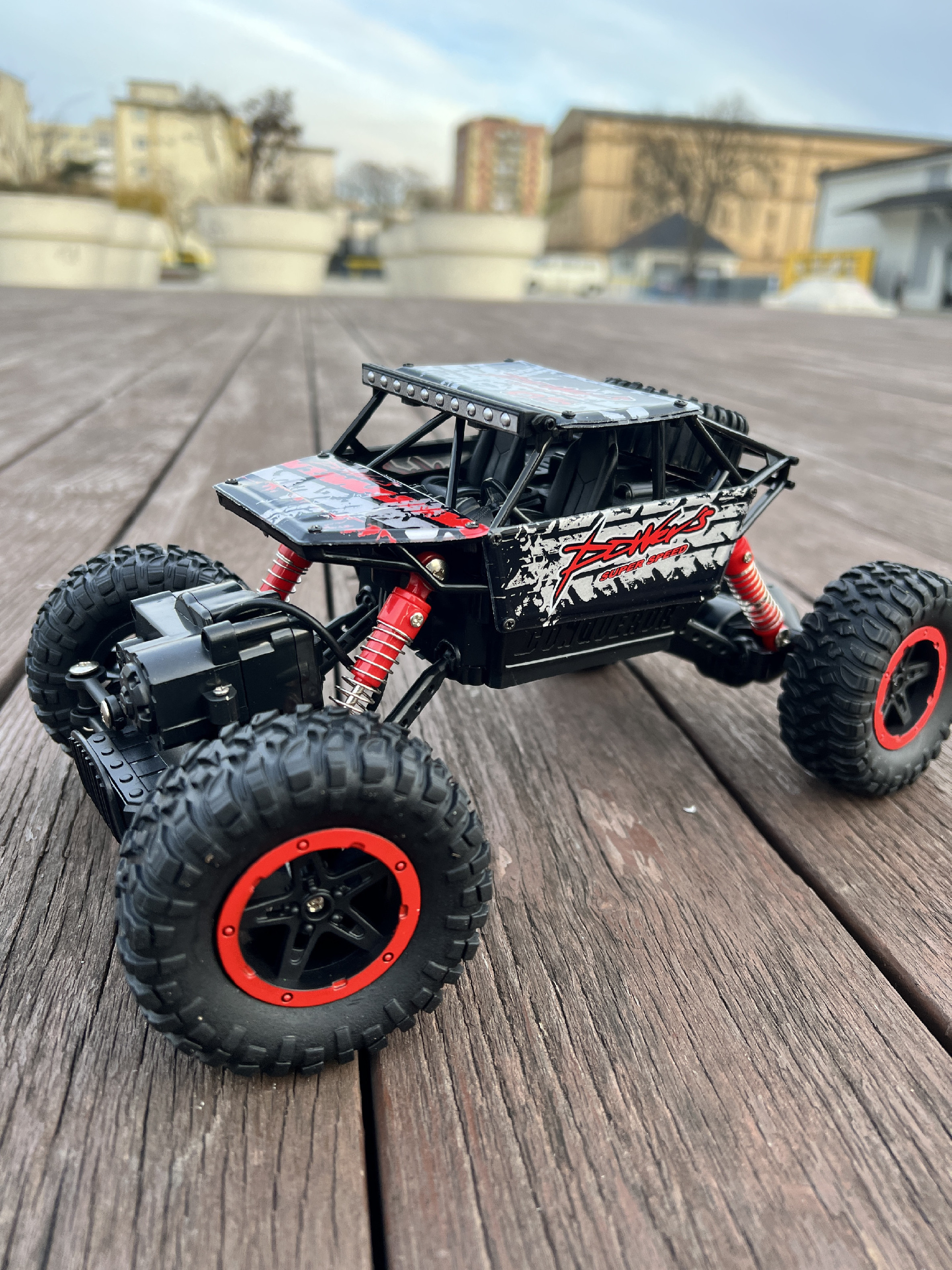 HB RC autó Rock Crawler Reely 2,4GHz 1:18 4x4 piros