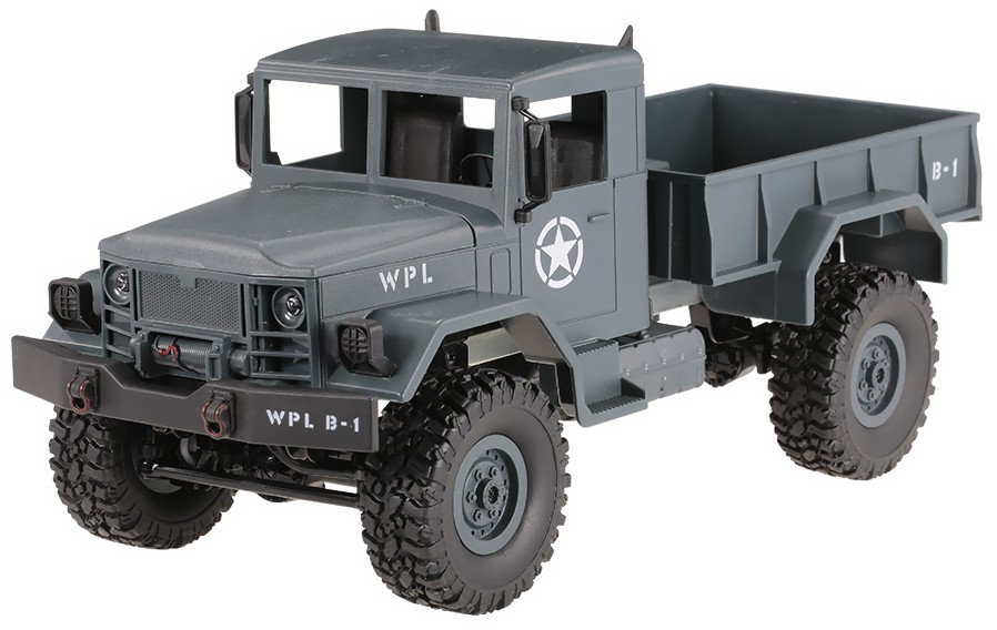 Funtek CR4 4WD Military Truck távirányítós teherautó 1:16 Szín: kék