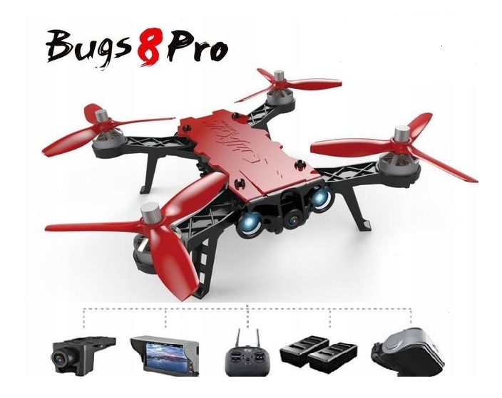 MJX Bugs B8 PRO Google + LCD + 2x akumulátor