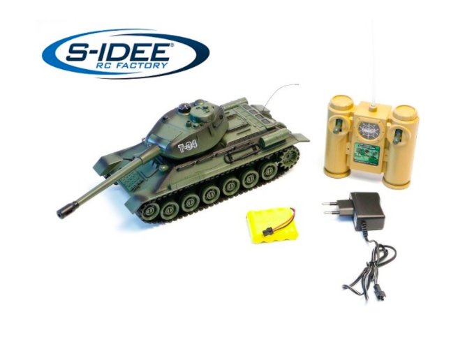 A T34 2,4 GHz - harci tank infravörös ágyúval, 1:28