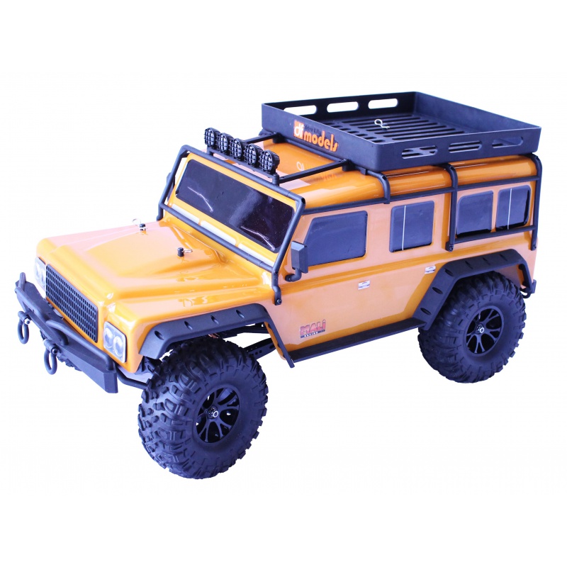 DFmodel RC auto DF-4J CRAWLER XXL BRUSHED 4X4 RTR  1:10 Szín: sárga