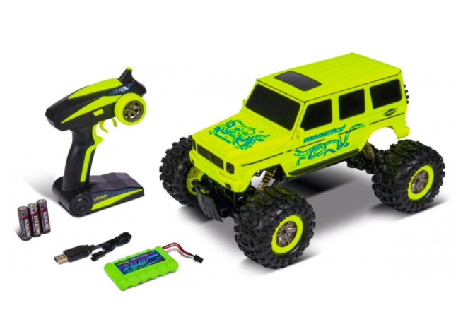 Sea Monster 1:10 4WD 2.4GHz, kétéltü 100% RTR Szín: zöld