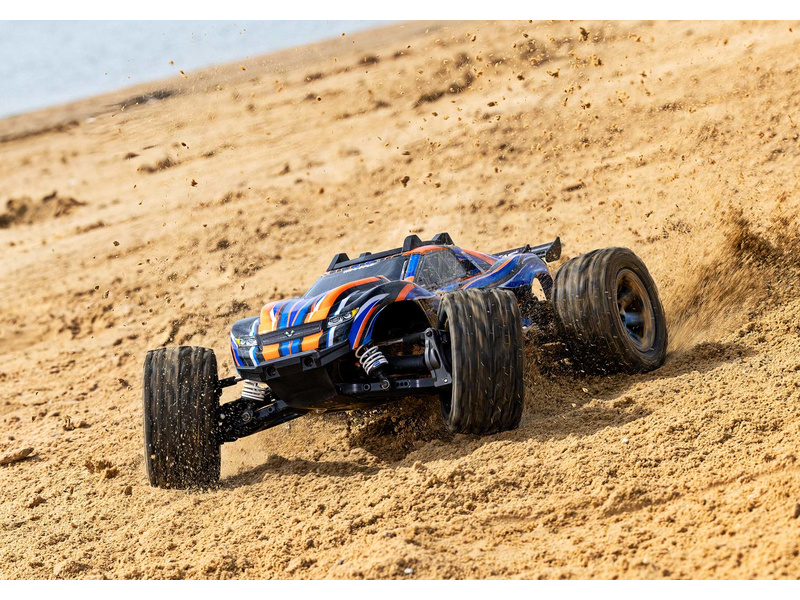 RC autó Traxxas Rustler 1:10 VXL 4WD TQi RTR Szín: rózsaszín