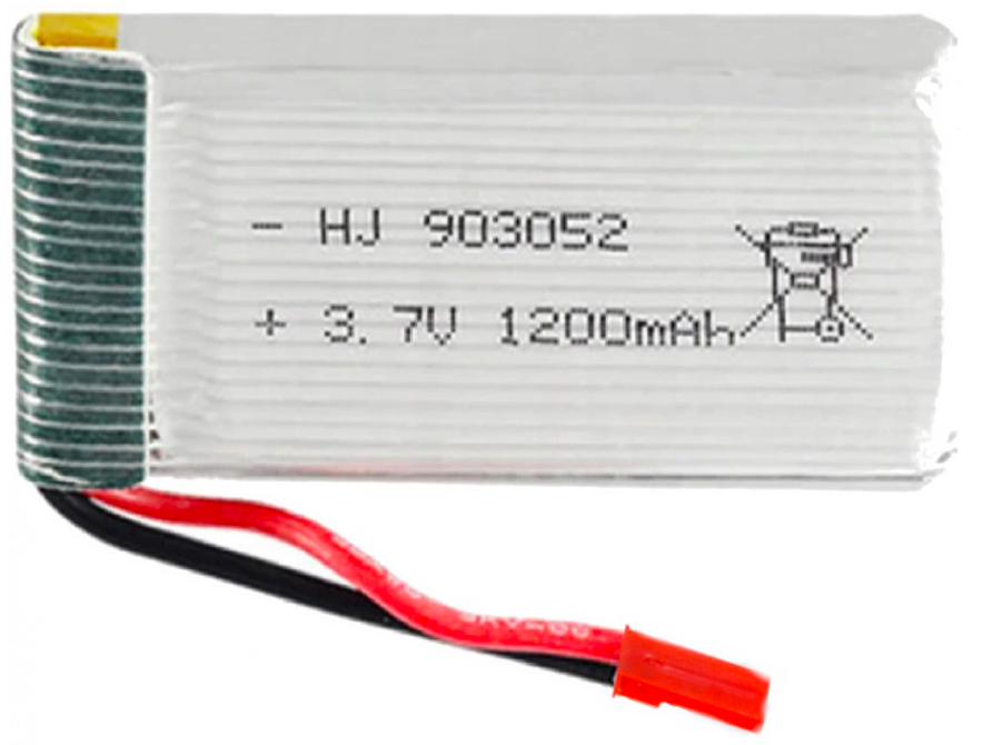 Syma: 1200mAh 3.7V LiPo JST