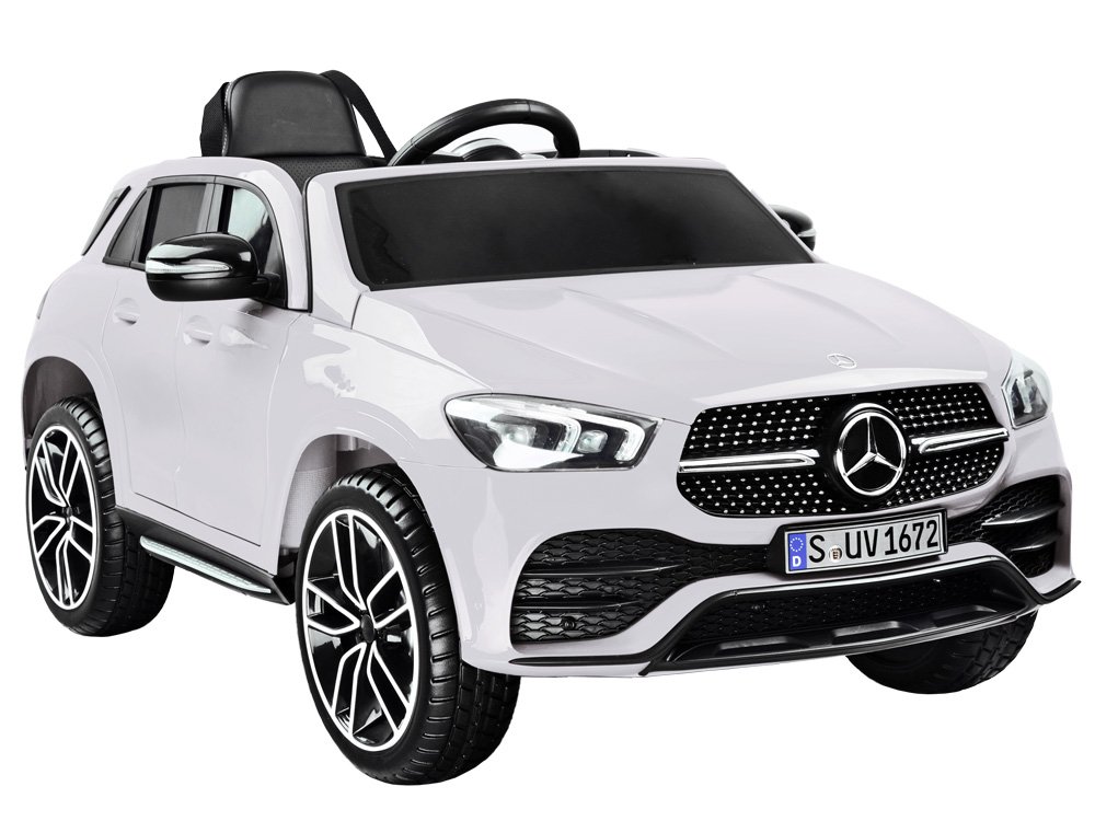 MERCEDES GLE 450 elektromos autó, távirányítóval Szín: fehér
