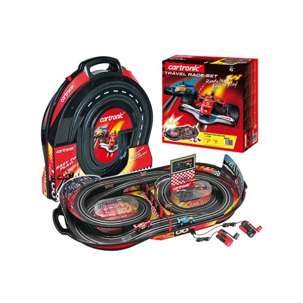 Autec AG - Cartronic CARTRONIC TRAVEL RACE SET - Pista de carreras portátil en una maleta