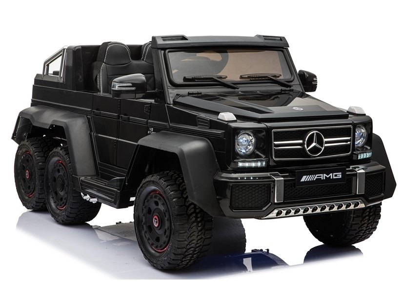 Elektromos autó gyerekeknek MERCEDES G 6X6 45W - FEKETE