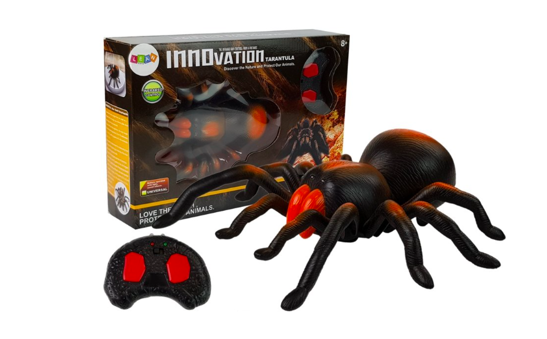 Hatalmas távirányítós pók - fekete-narancs