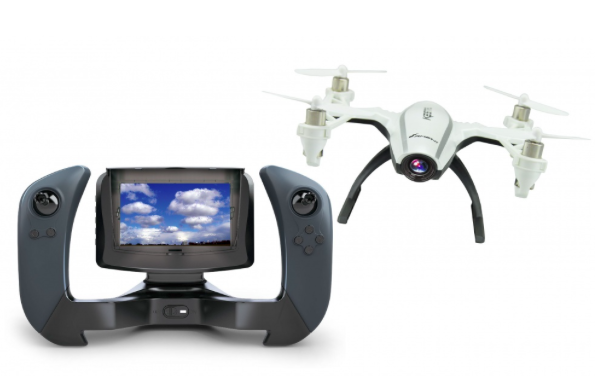 KESTREL FPV 720p saját LCD kijelzővel a vezérlőn, LED, 360 °-os elfordítás, 100% RTF