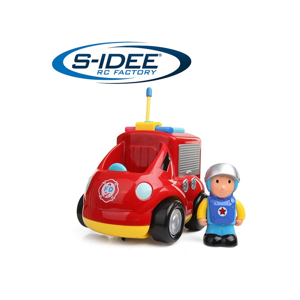 RC tűzoltókocsi a legkisebbeknek, LED és hanghatások