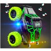 RC Autó SURPASS STUNT Car GREEN 2WD, 360°-os fordulások, LED, hangmodul, DEMO, RTR