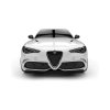 Siva Alfa Romeo Giulia Quadrifoglio,licencelt modell 1:24, LED, RTR, fehér