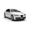 Siva Alfa Romeo Giulia Quadrifoglio,licencelt modell 1:24, LED, RTR, fehér