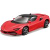 Fém modellautó Bburago Ferrari SF90 Stradale 1:43 piros