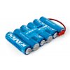 KAVAN: NiMH AA akkumulátor 2000mAh 7.2V BEC csatlakozó