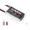 KAVAN akkumulátor Li-Po 450mAh/11,1V 30/60C Air pack