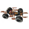 FastTruck 5 Brushless monster truck RTR