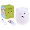 Teddy Bear szilikon LED éjjeli lámpa + távirányító