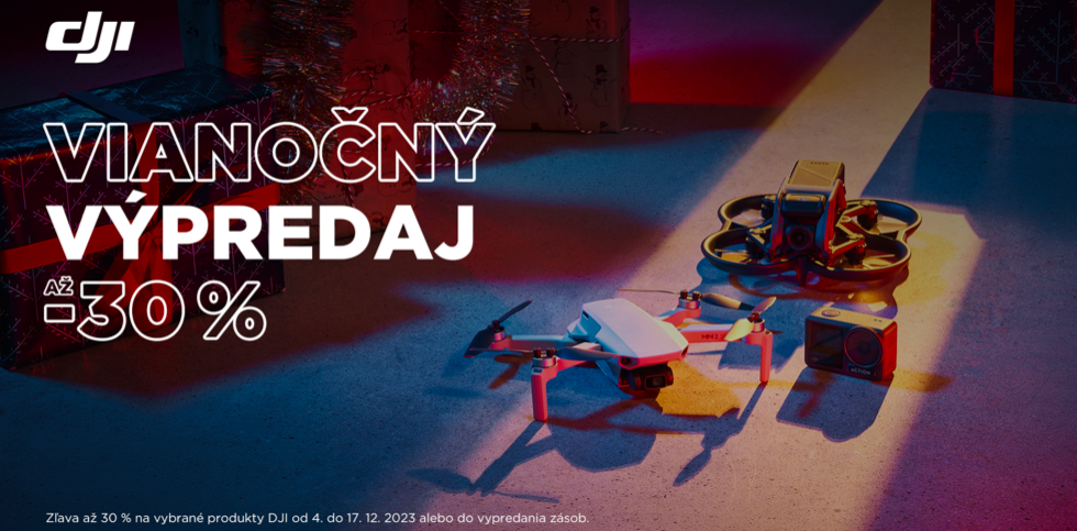 DJI Vianočné zľavy