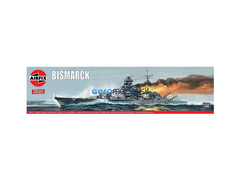 Airfix Bismarck (1:600) (Vintage)
