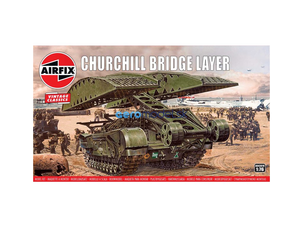 Airfix Churchill Bridge Layer (1:76) (Vintage)