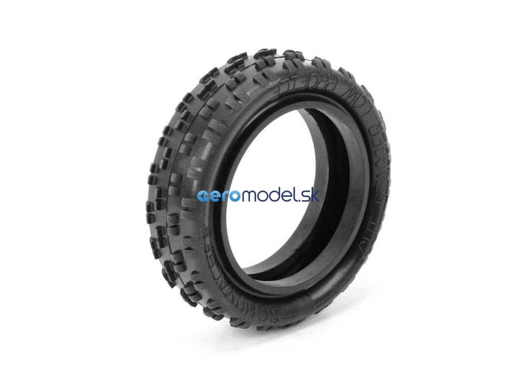 Schumacher 1/10 CUT STAGGER Low profile, směs stříbrná, přední 2wd